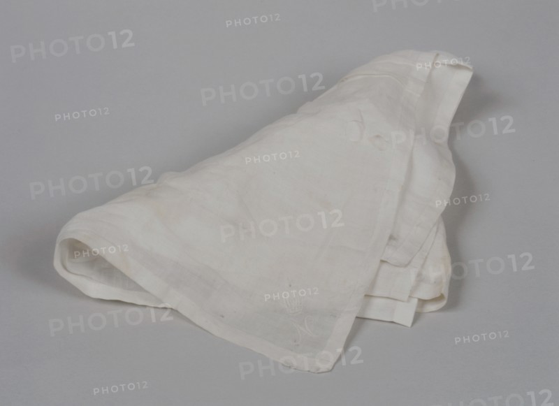 Emperor Napoleon I's hankerchief, which he used on St. Helena