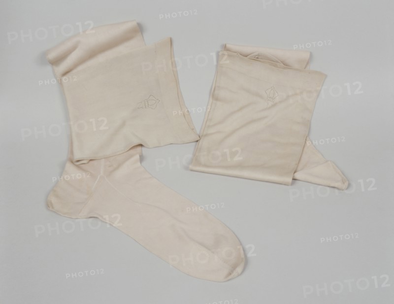 Emperor Napoleon I's pair of stockings on St. Helena