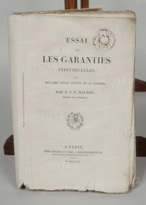 Book from Napoleon I's libray on St. Helena