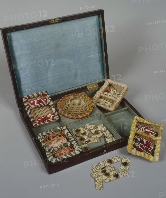 Boîte à jeu de loto de l'Empereur Napoléon 1er à Fontainebleau