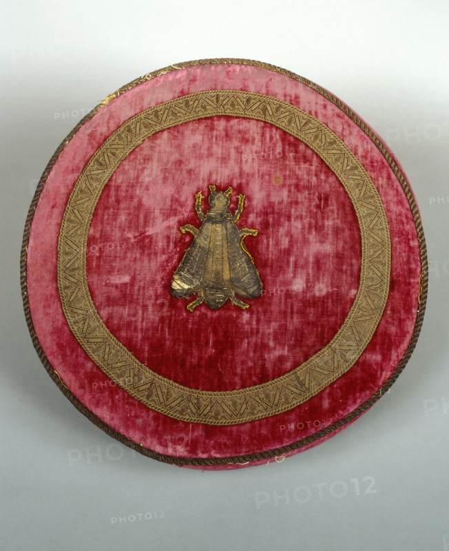Coussin utilisé lors le couronnement de l'Emperor Napoleon I