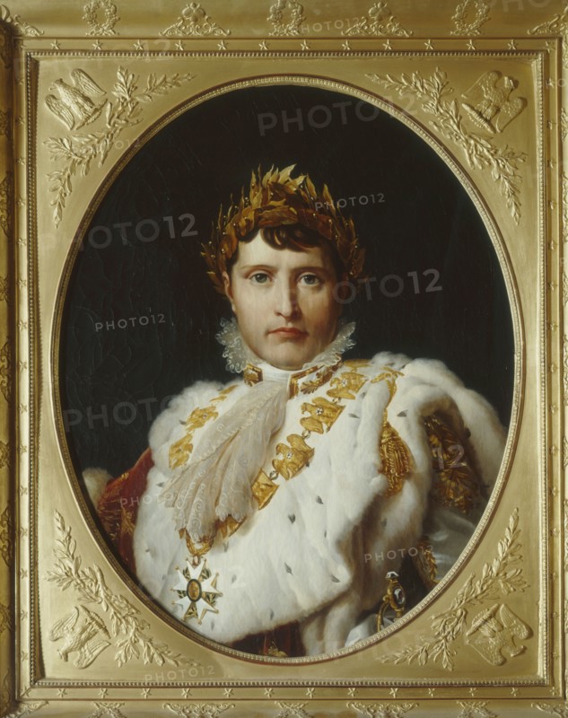 Gérard, Portrait of Napoleon I in coronation robe