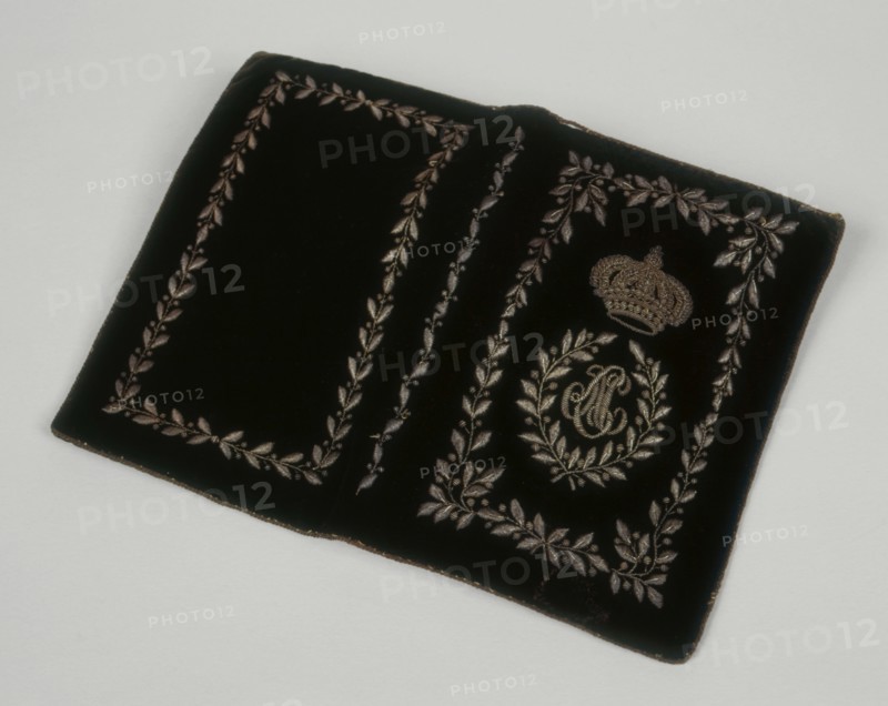 Book jacket with Empress Marie-Louise's monogram
