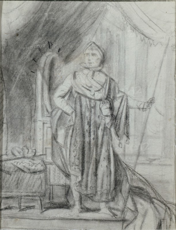 Gérard, Emperor Napoleon in coronation robe