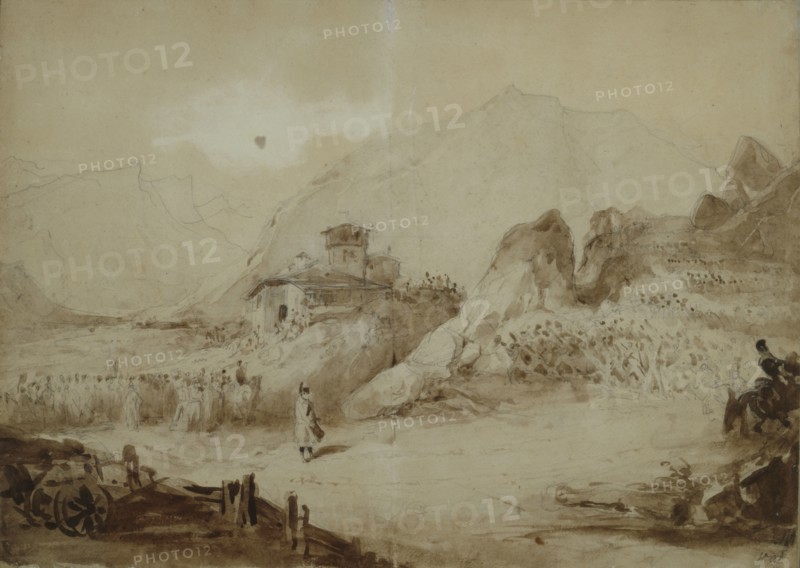 Bellanger, Napoleon reaching Grenoble during the Hundred Days
