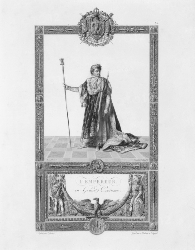 Book of Napoleon I's coronation by Percier and Fontaine