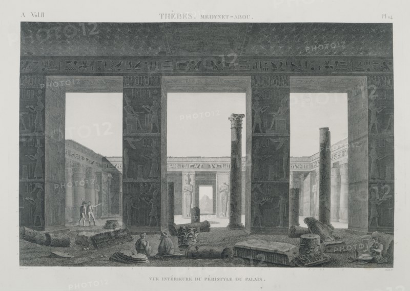 Medinet Habu temple in Louxor