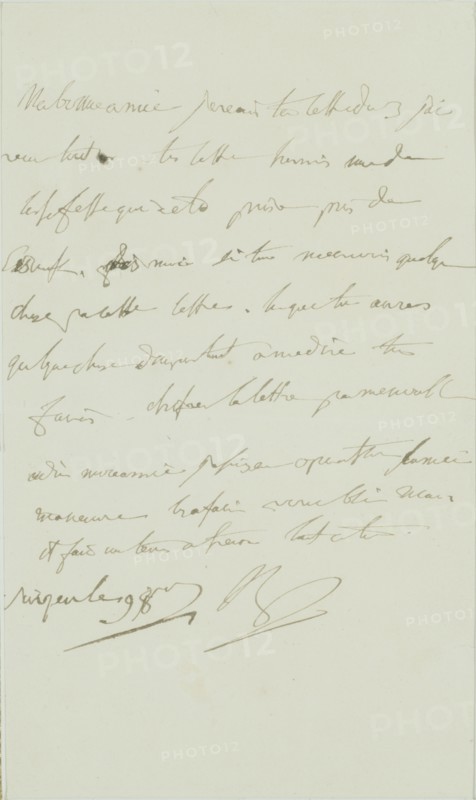 Letter from Napoleon to Marie-Louise