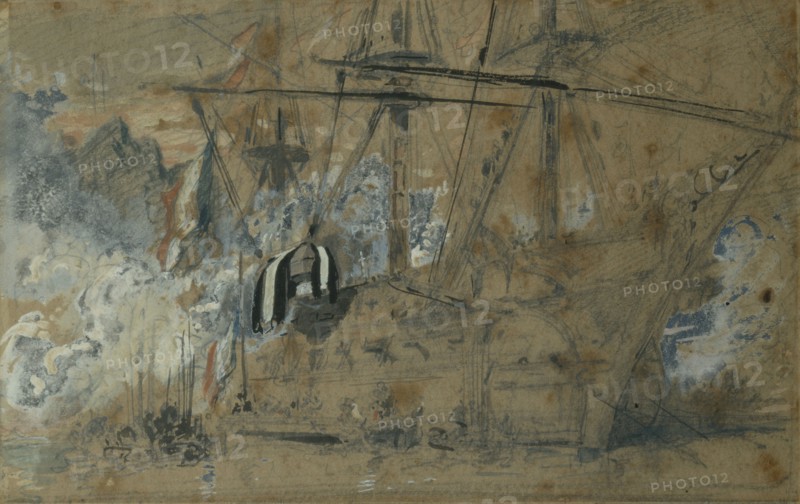 Isabey, Napoleon I's remains transfered aboard the  frigate 'Belle Poule'