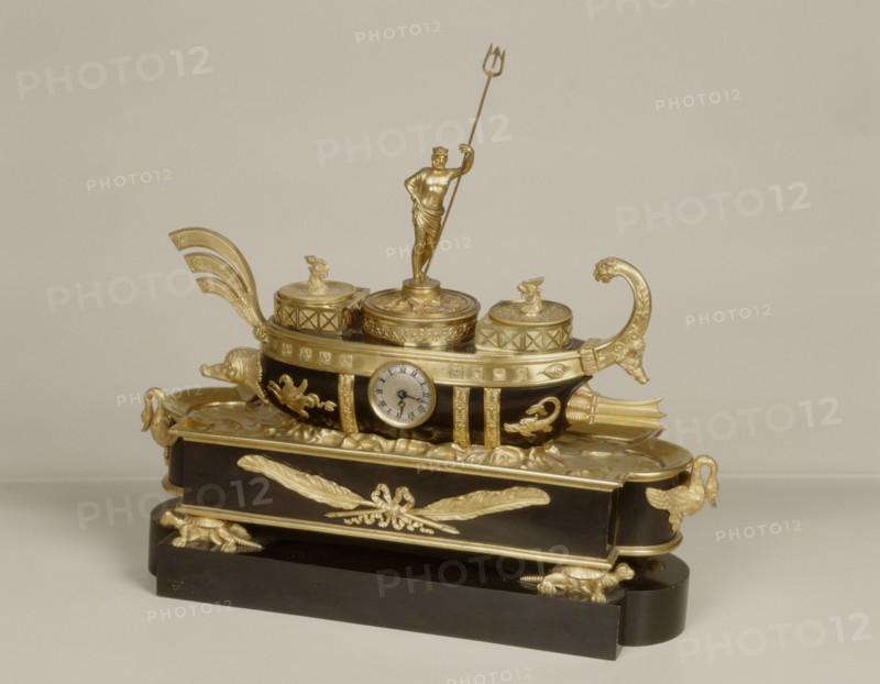 Prince Murat's clock and inkwell