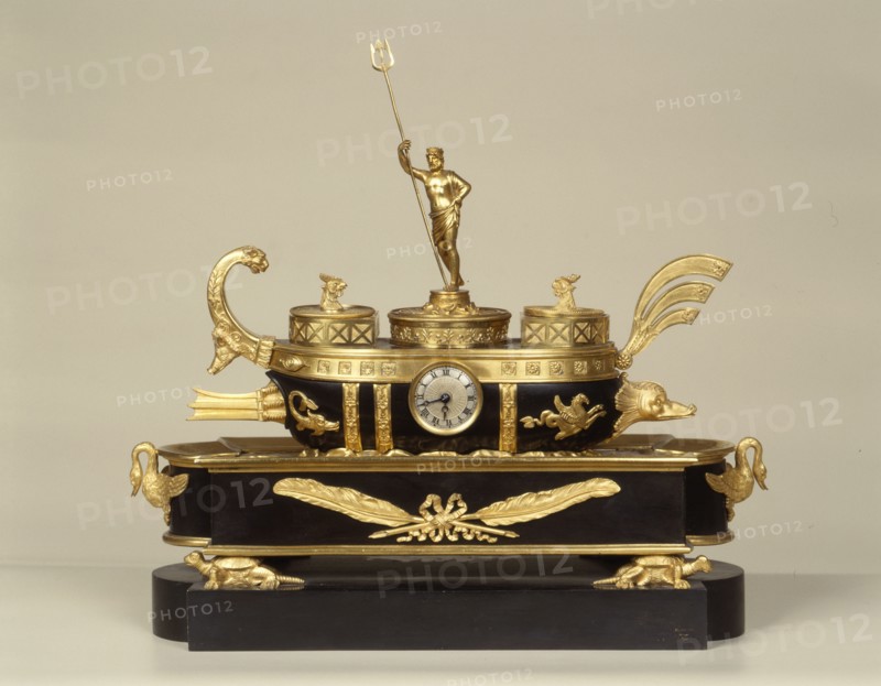 Clock-inkpot belonging to Prince Murat