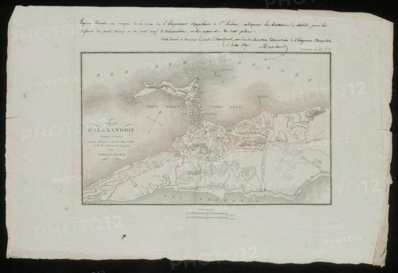Map of Alexandria in 1800
