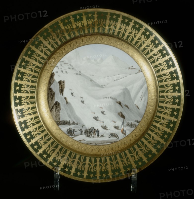 Dessert plate from the Quartiers Généraux crockery set