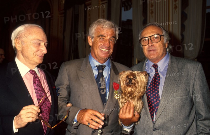 Gérard Oury, Jean-Paul Belmondo et Georges Lautner