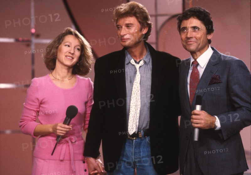 Sacha Distel, Nathalie Baye, Johnny Hallyday