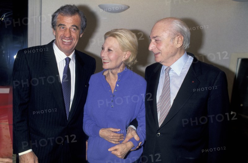 Michèle Morgan, Gérard Oury, Jean-Paul Belmondo