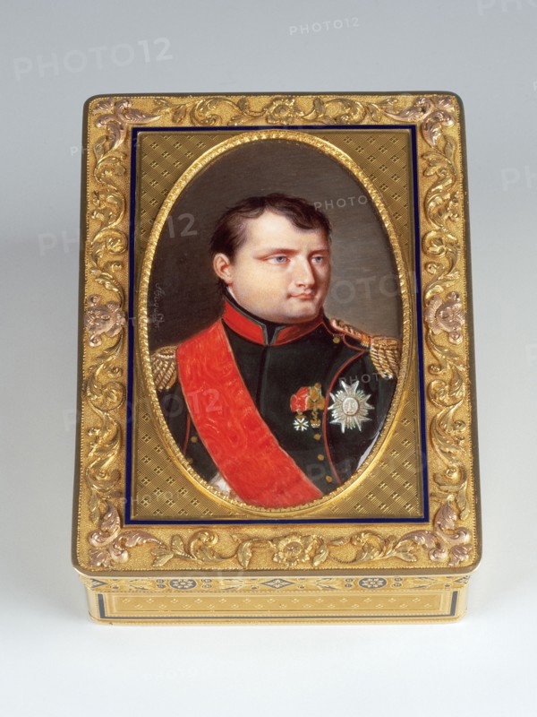 Boîte de présent. Portrait de Napoléon