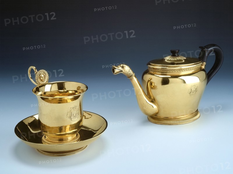 Tasse et théière du Déjeuner ou service à thé-café de l'impératrice Joséphine