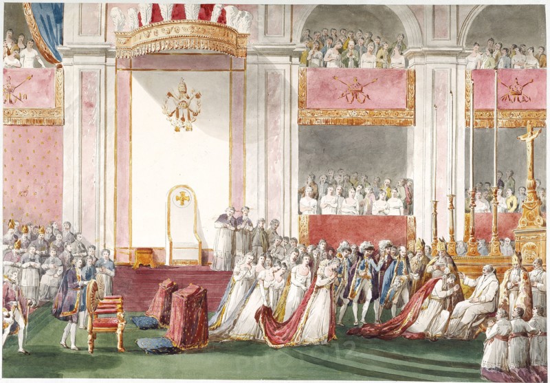 Pierre-François-Léonard Fontaine, Les Onctions