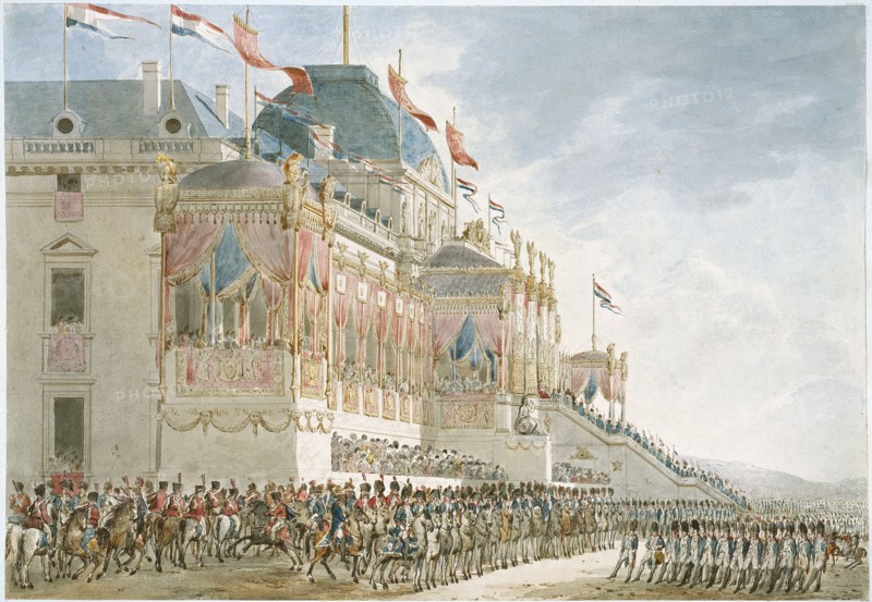 Pierre-François-Léonard Fontaine, Distribution des Aigles au Champ-de-Mars