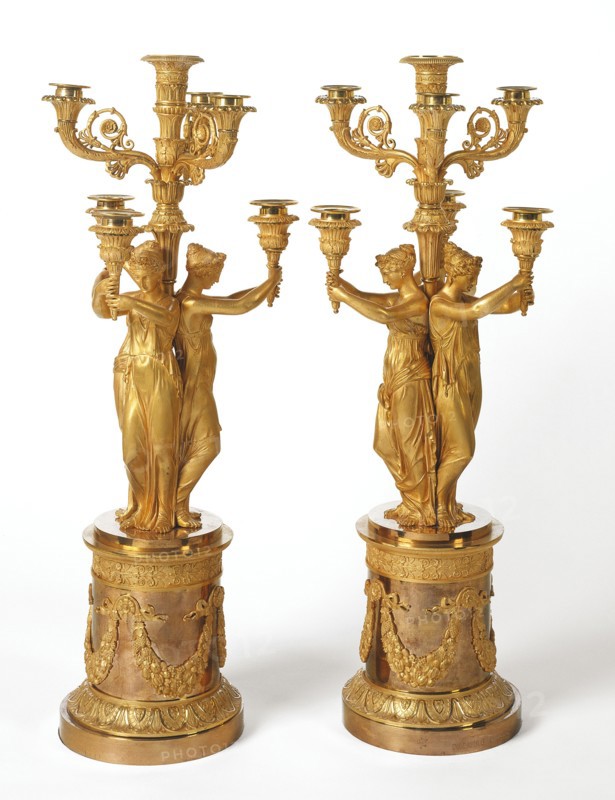 Thomire, Pair of candelabras