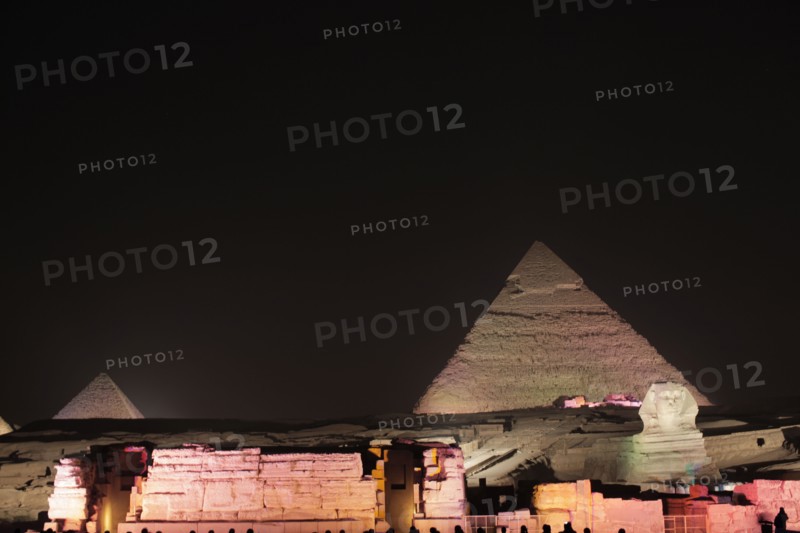 Le Caire, les pyramides, son et lumière
