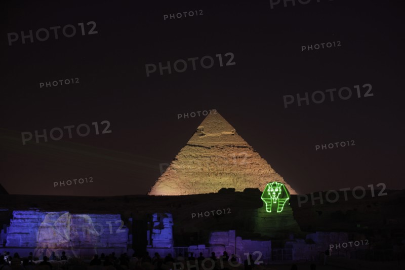 Le Caire, les pyramides, son et lumière