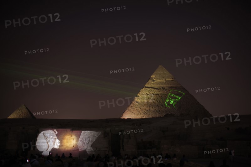 Le Caire, les pyramides, son et lumière