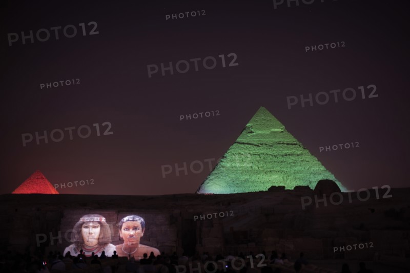Le Caire, les pyramides, son et lumière