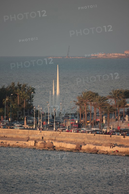 Alexandrie, le front de mer