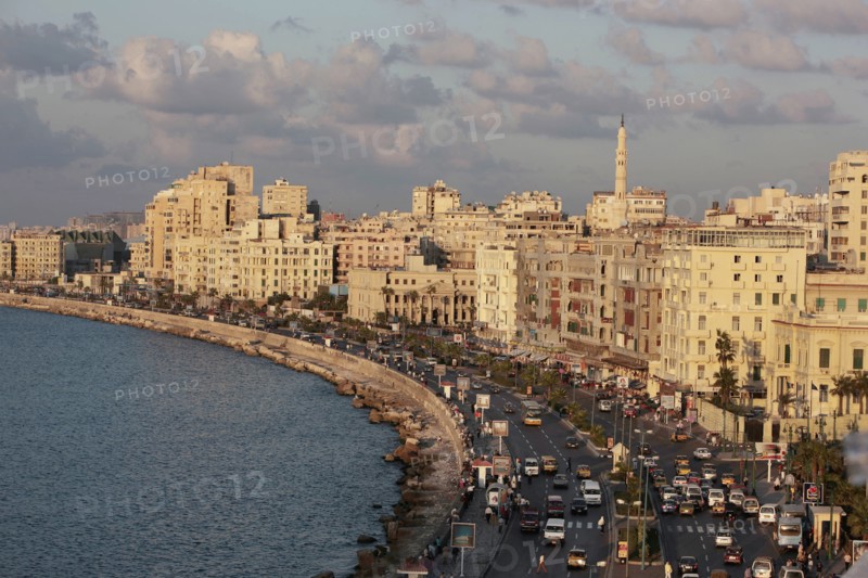 Alexandrie, le front de mer