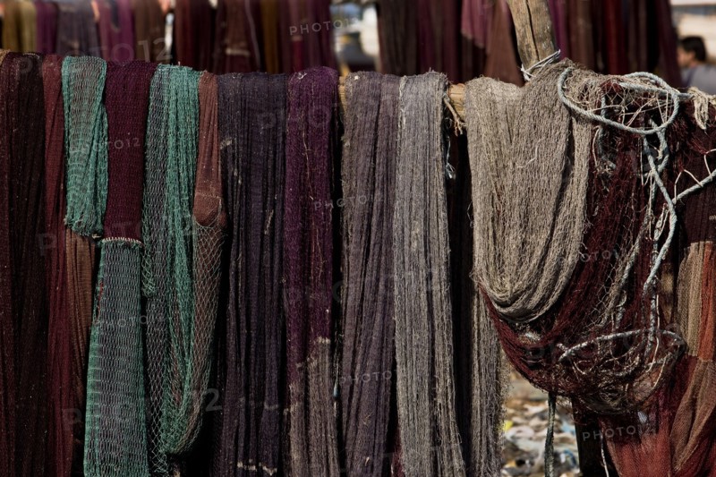 Filets de pêche en Egypte