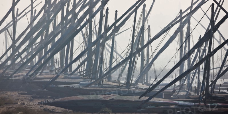 Felouques sur le delta du Nil