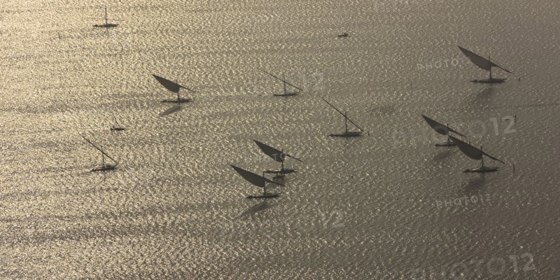 Felouques sur le delta du Nil