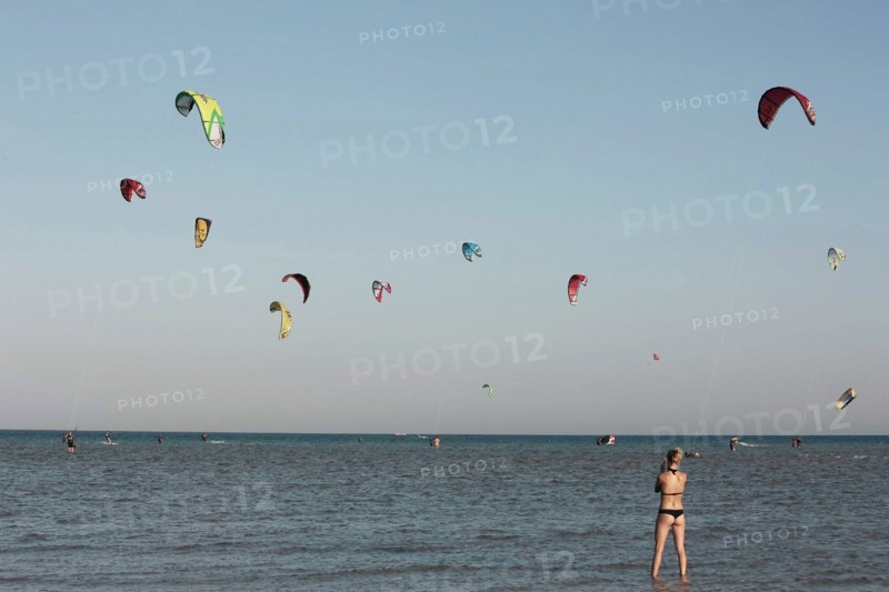 Kitesurf à el-Gouna (Egypte)