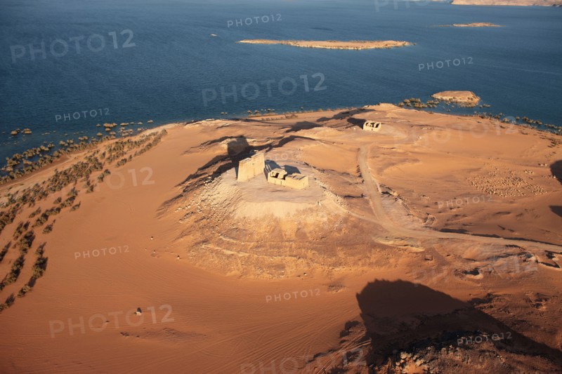 Temple de Ouadi es-Sébouah, vue aérienne