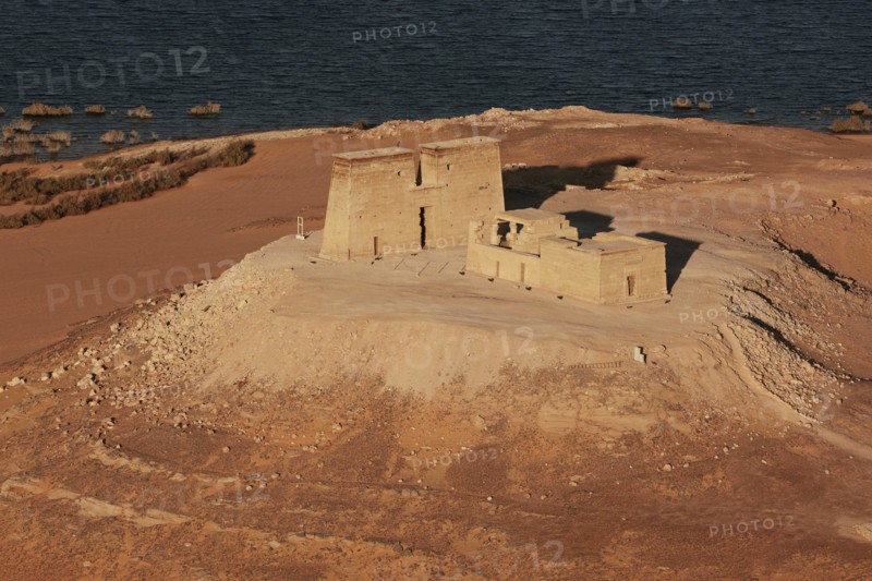 Temple de Ouadi es-Sébouah, vue aérienne
