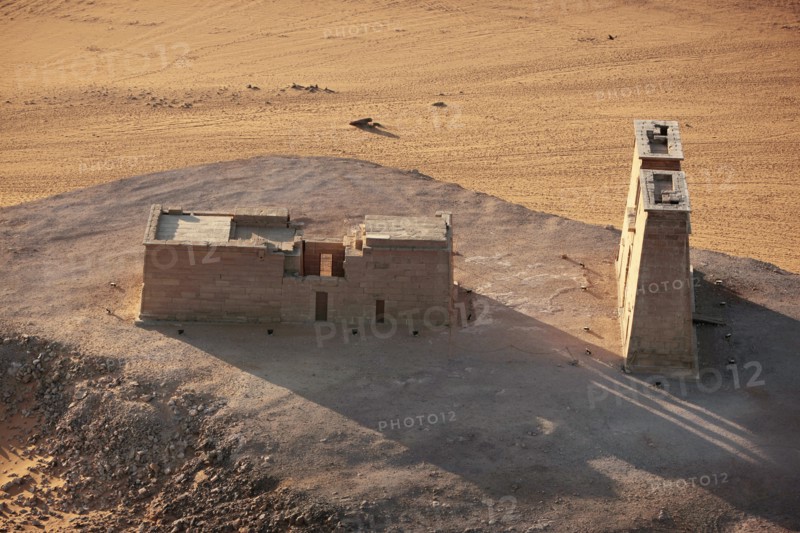 Temple de Dakka, vue aérienne