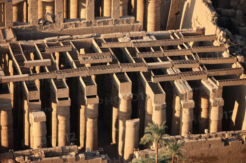 Temple d'Amon à Karnak, salle hypostyle