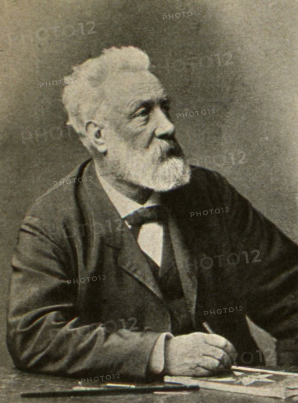 Portrait of French novelist Jules Verne