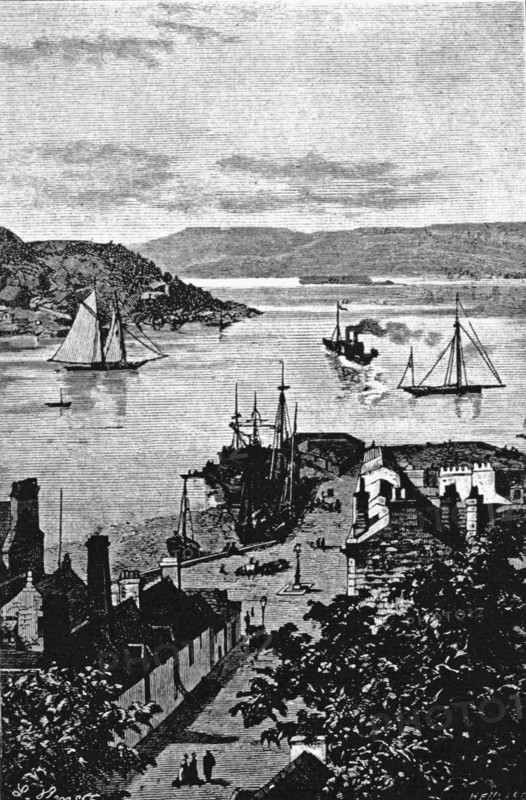 Jules Verne, "Le rayon vert", illustration