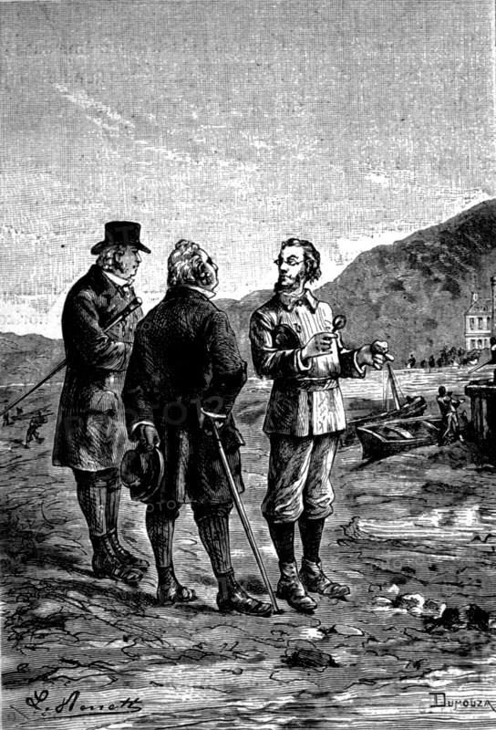 Illustration in 'The Green Ray'