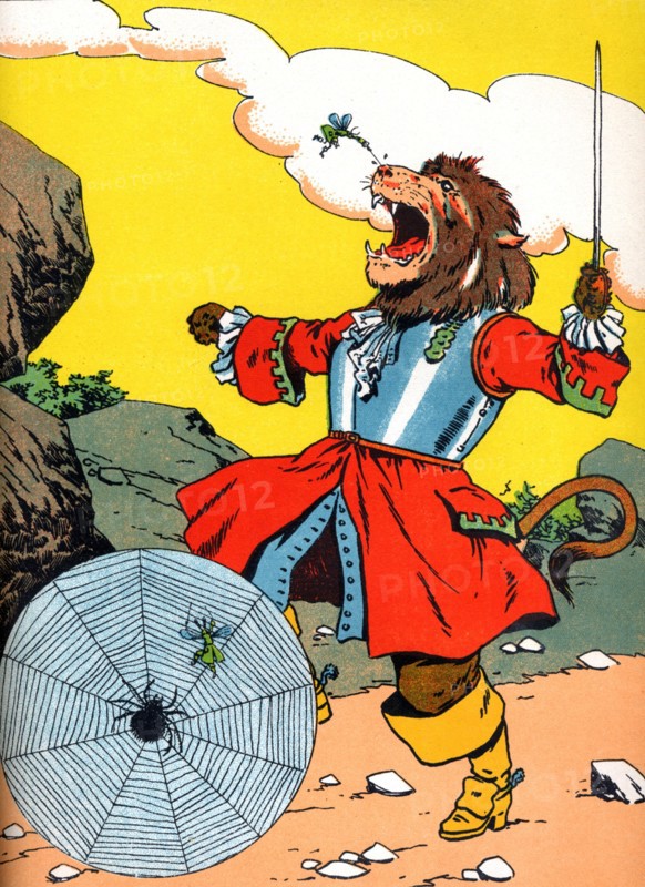 Fable. "Le lion et le moucheron"