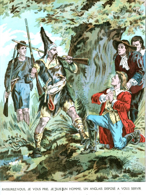 Les aventures de Robinson Crusoé : Robinson découvre la tribu anthropophage qui habite l'île