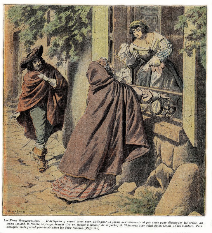 Illustration in 'The Three Musketeers'