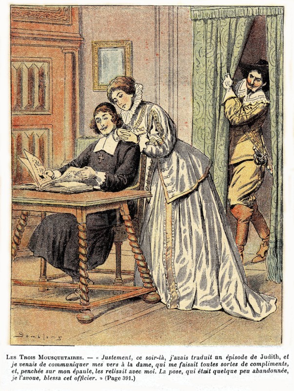 Illustration in 'The Three Musketeers'