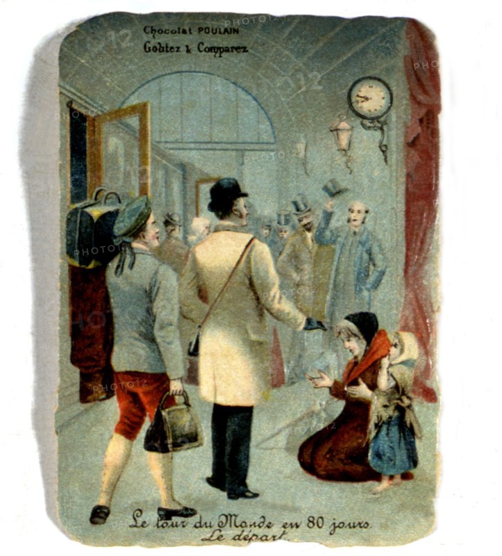 Illustration in 'Around the World in Eighty Days'