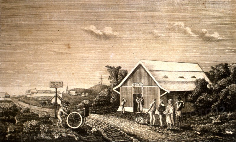 Marché de la déportation à l'île des Pins