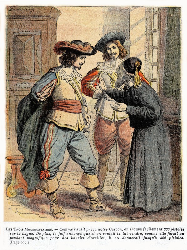 Illustration in 'Three Musketeers'