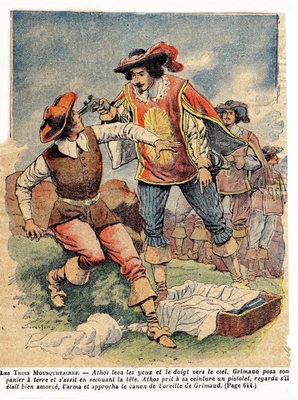 Illustration in 'Three Musketeers'